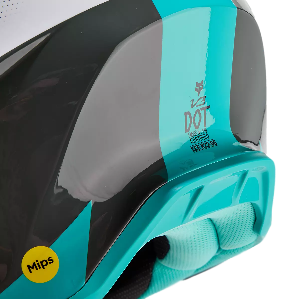 Fox Racing - V3 ReviHelmet-Teal (31366-176)