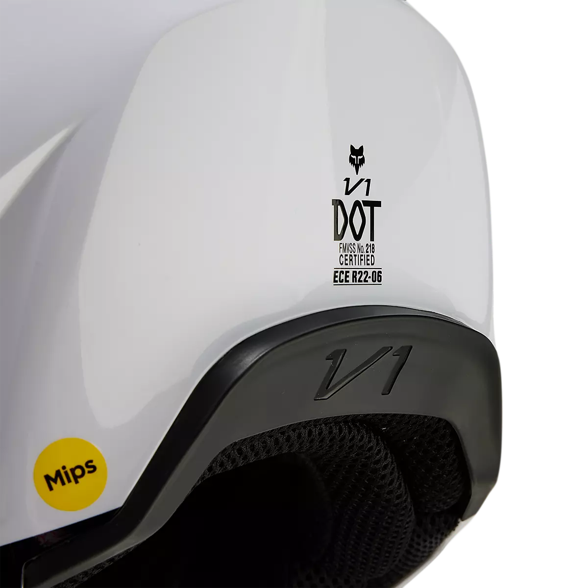 Fox Racing - V1 Streak Helmet-White (31371-008)