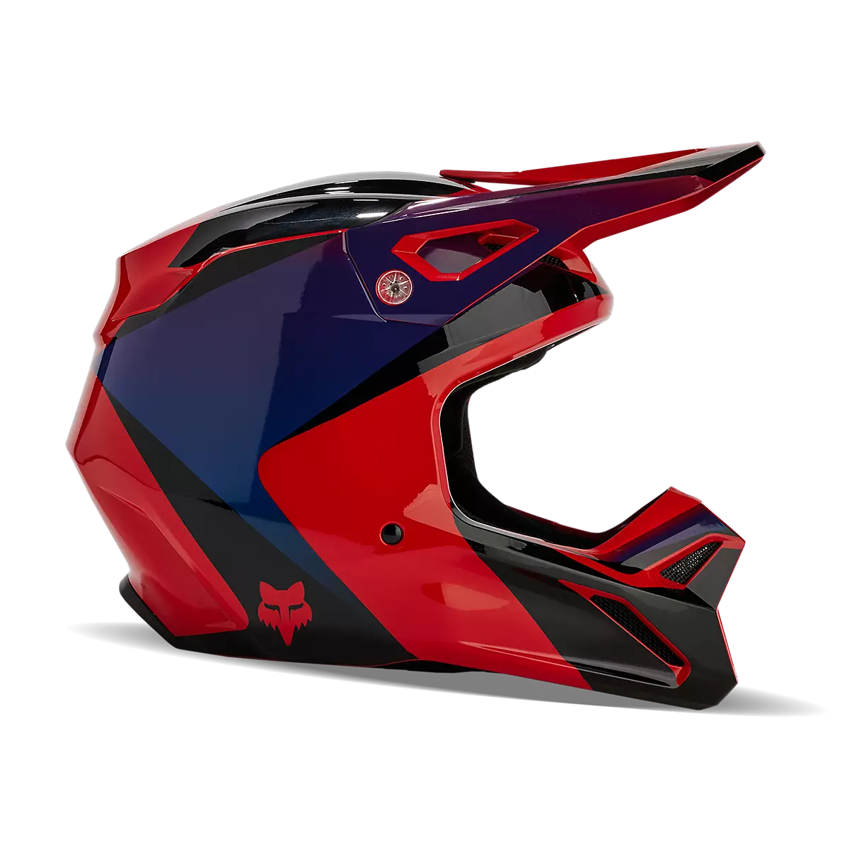 Fox Racing - V1 Streak Helmet-Flo Red (31371-110)
