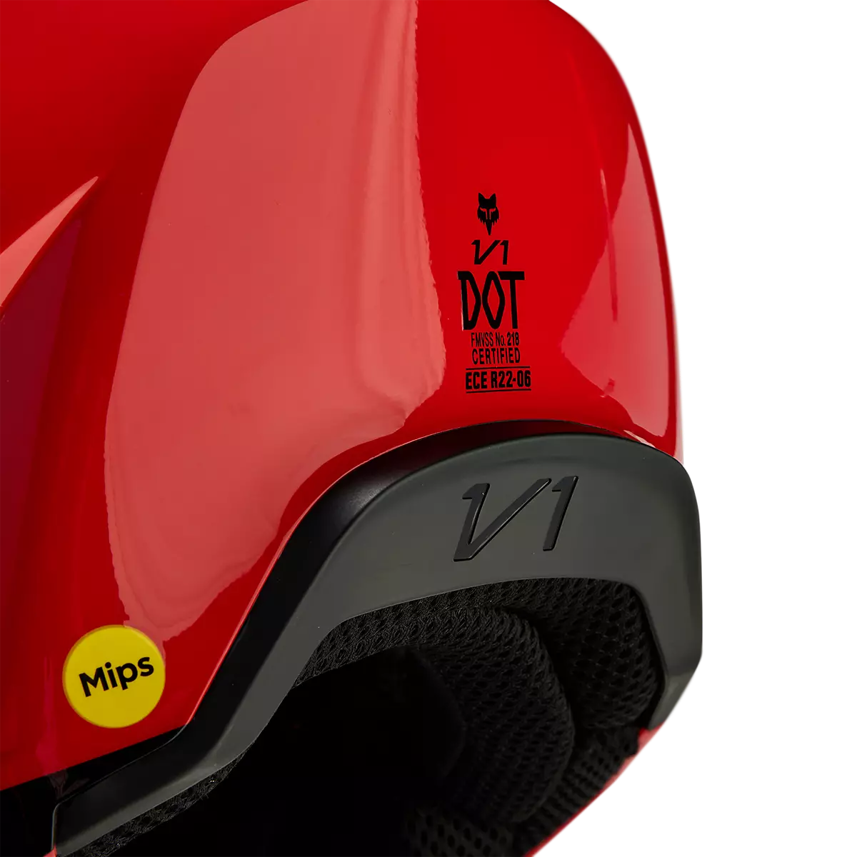 Fox Racing - V1 Streak Helmet-Flo Red (31371-110)