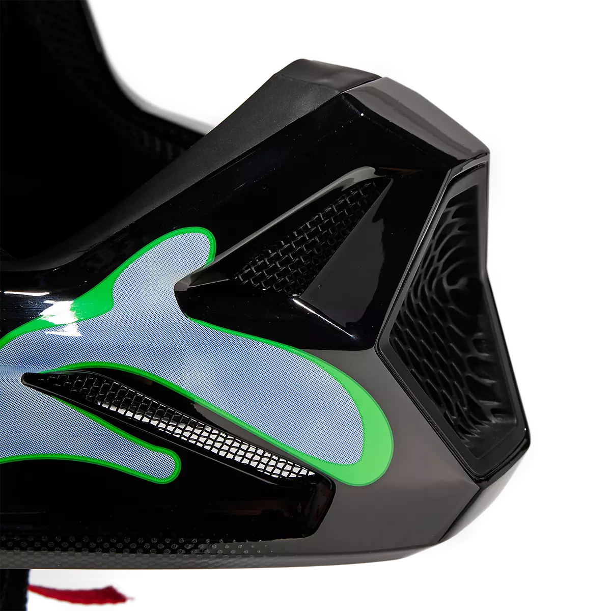 Fox Racing - V1 Atlas Helmet-Black/Green (31376-151)