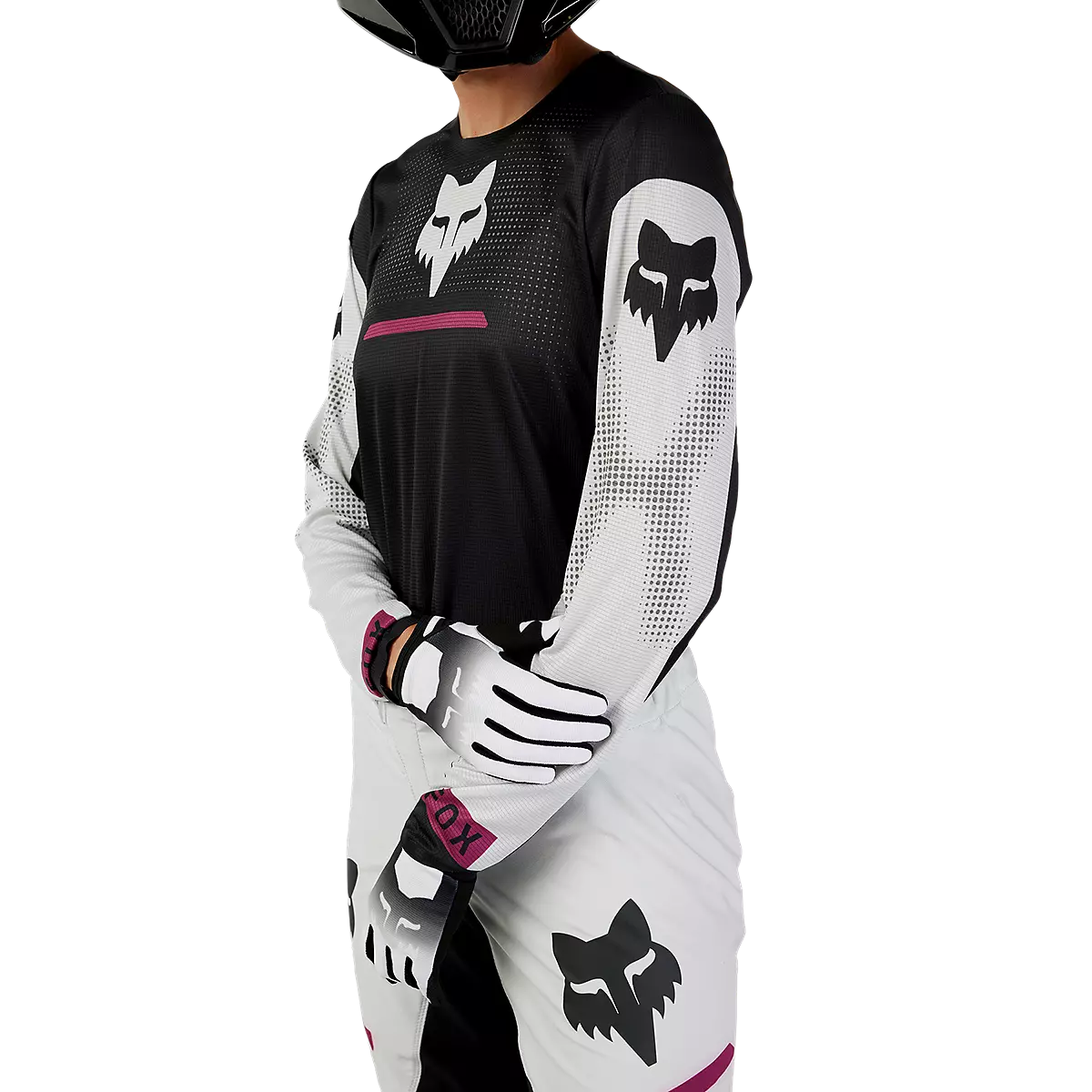 Fox Racing - Womens Flexair Optical Jersey-Grey (31383-006)