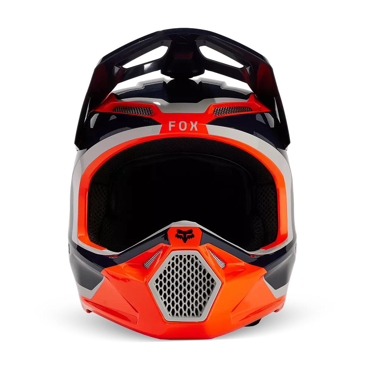 Fox Racing - V1 Nitro Helmet Youth-Flo Orange (31400-824)