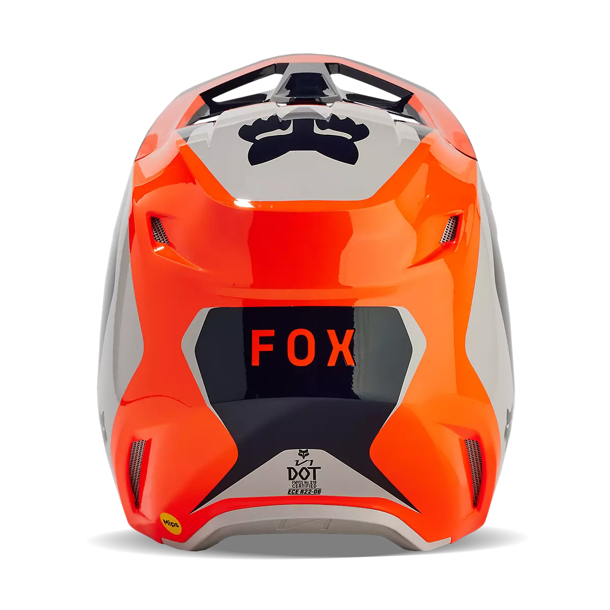 Fox Racing - V1 Nitro Helmet Youth-Flo Orange (31400-824)