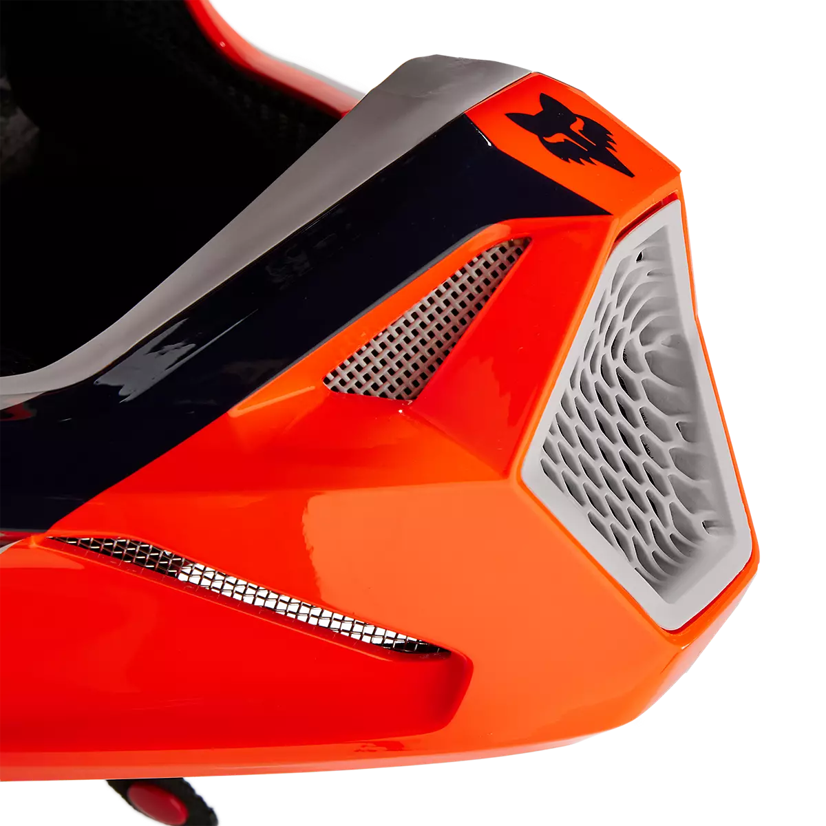 Fox Racing - V1 Nitro Helmet Youth-Flo Orange (31400-824)
