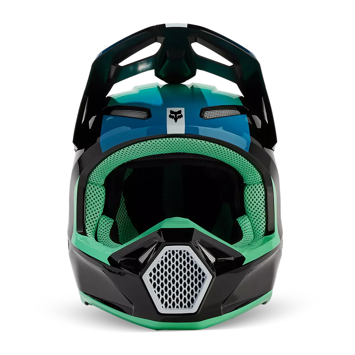 Fox Racing - V1 Ballast Helmet Youth-Black/Blue (31401-013)