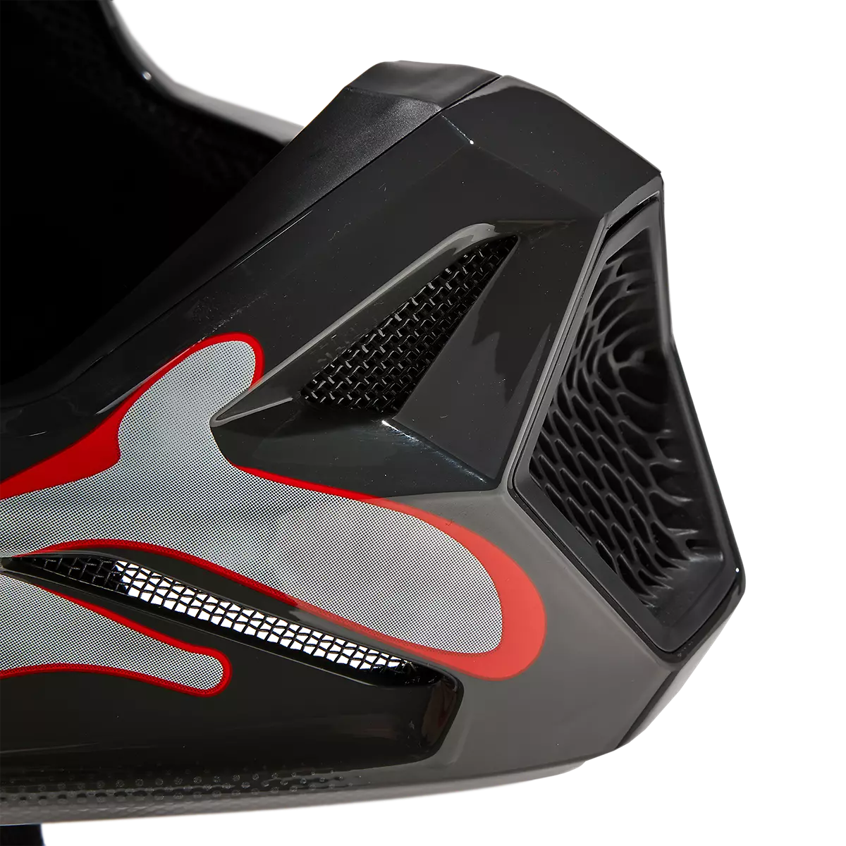 Fox Racing - V1 Atlas Helmet Youth-Grey/Red (31403-037)