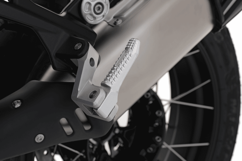 Approx. 45 mm lower compared to the position of the original footrests