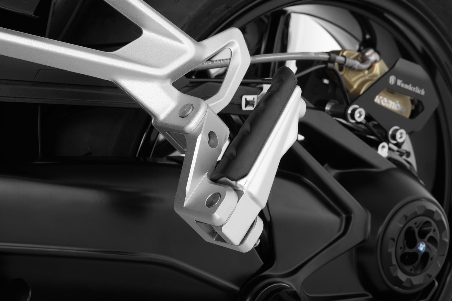 Approx. 45 mm lower compared to the position of the original footrests