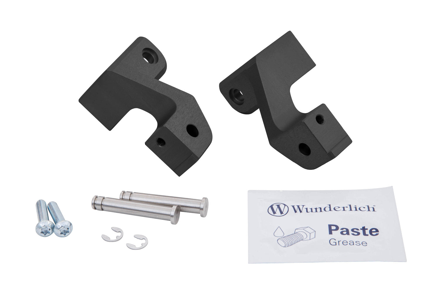 Approx. 45 mm lower compared to the position of the original footrests