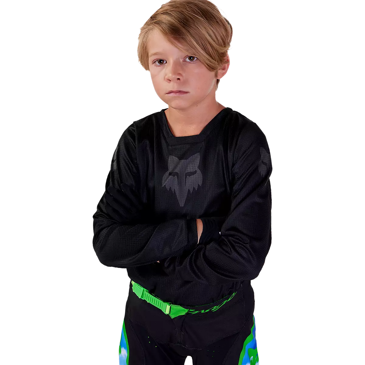 Fox Racing - Youth Blackout Jersey-Black/Black (31430-021)