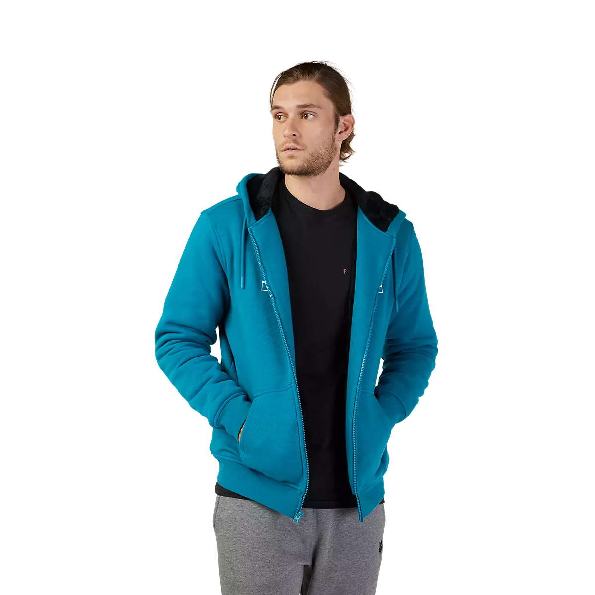 Fox Racing - Cienega Sasquatch Zip Hoodie-Maui Blue (31583-551)