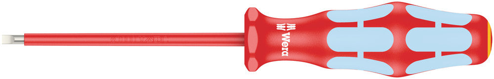 Wera Tools - 3160 i VDE Insulated screwdriver for slotted screws, stainless