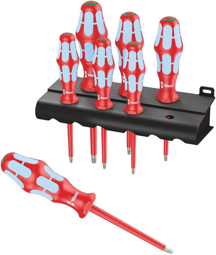Wera Tools - 3167 i/7 TORX® Screwdriver set, stainless and rack