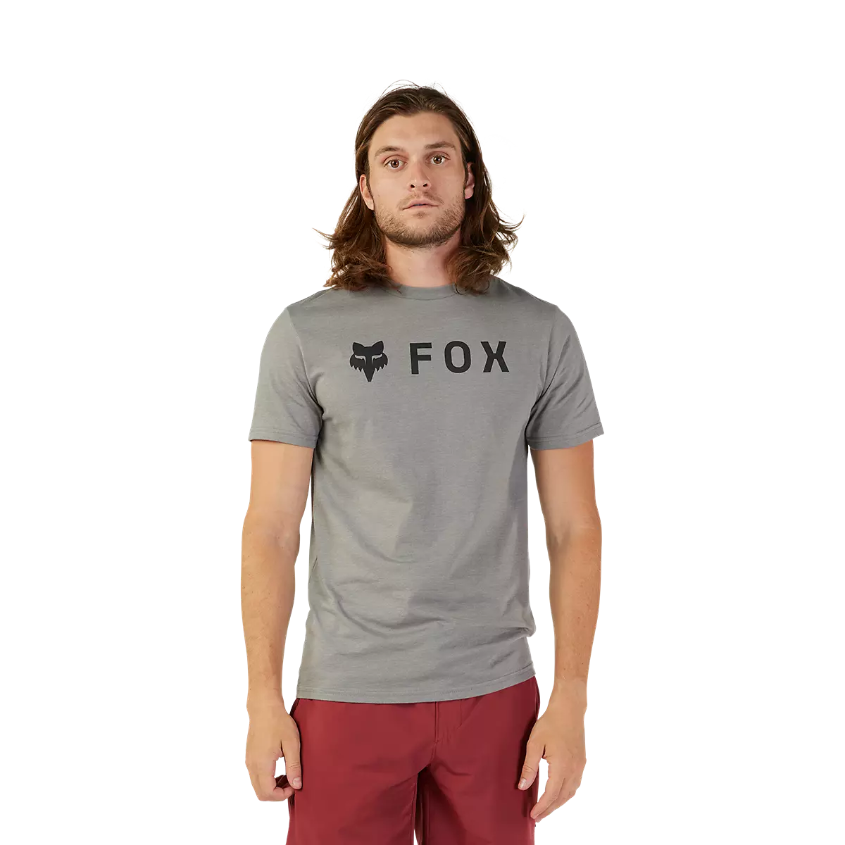 Fox Racing - Absolute SS Prem Tee-Heather Graphite (31730-185)