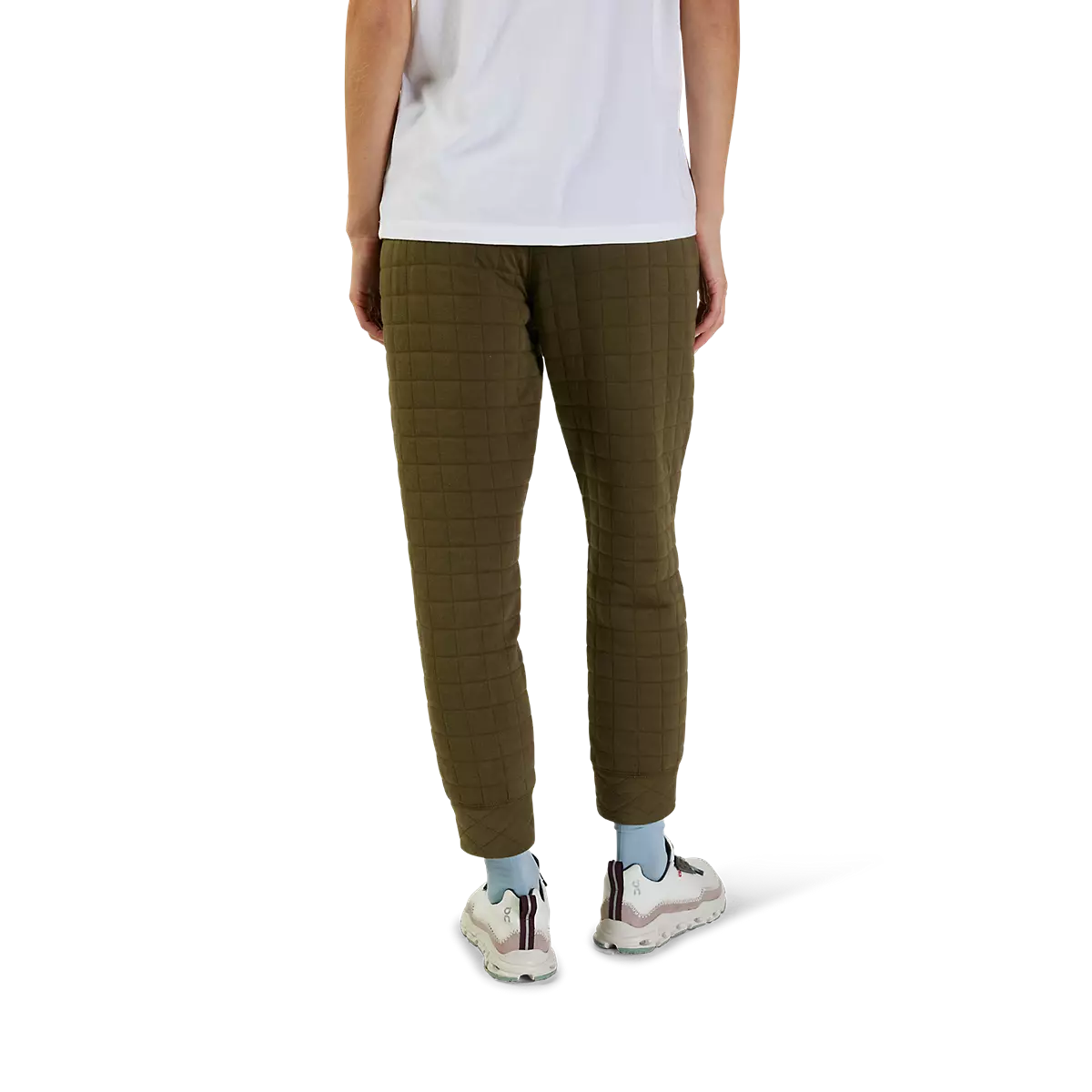 Fox Racing - Womens Quilted Fleece Jogger-Olive Green (31763-099)