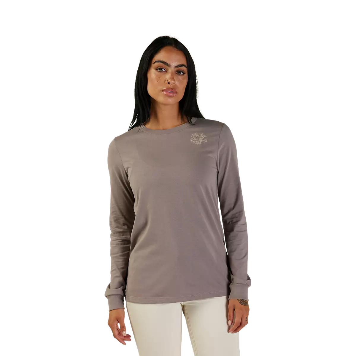 Fox Racing - Womens Sensory LS Tee-Taupe (31774-235)