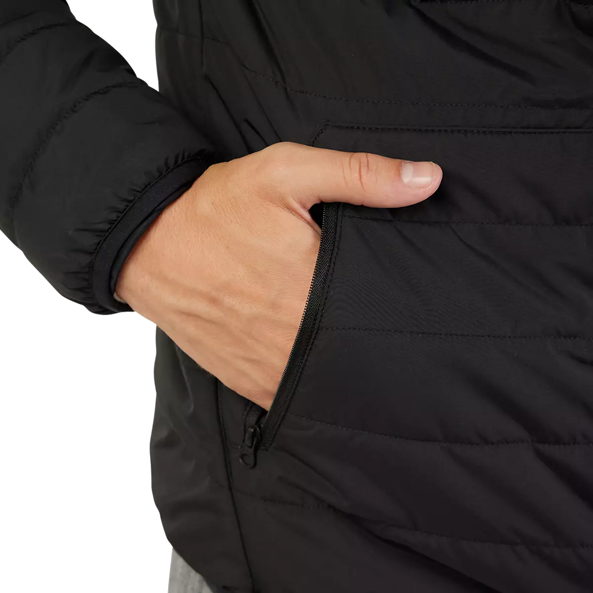 Fox Racing - Howell Hooded Puffy Anorak (31822)-Black (31822-001)
