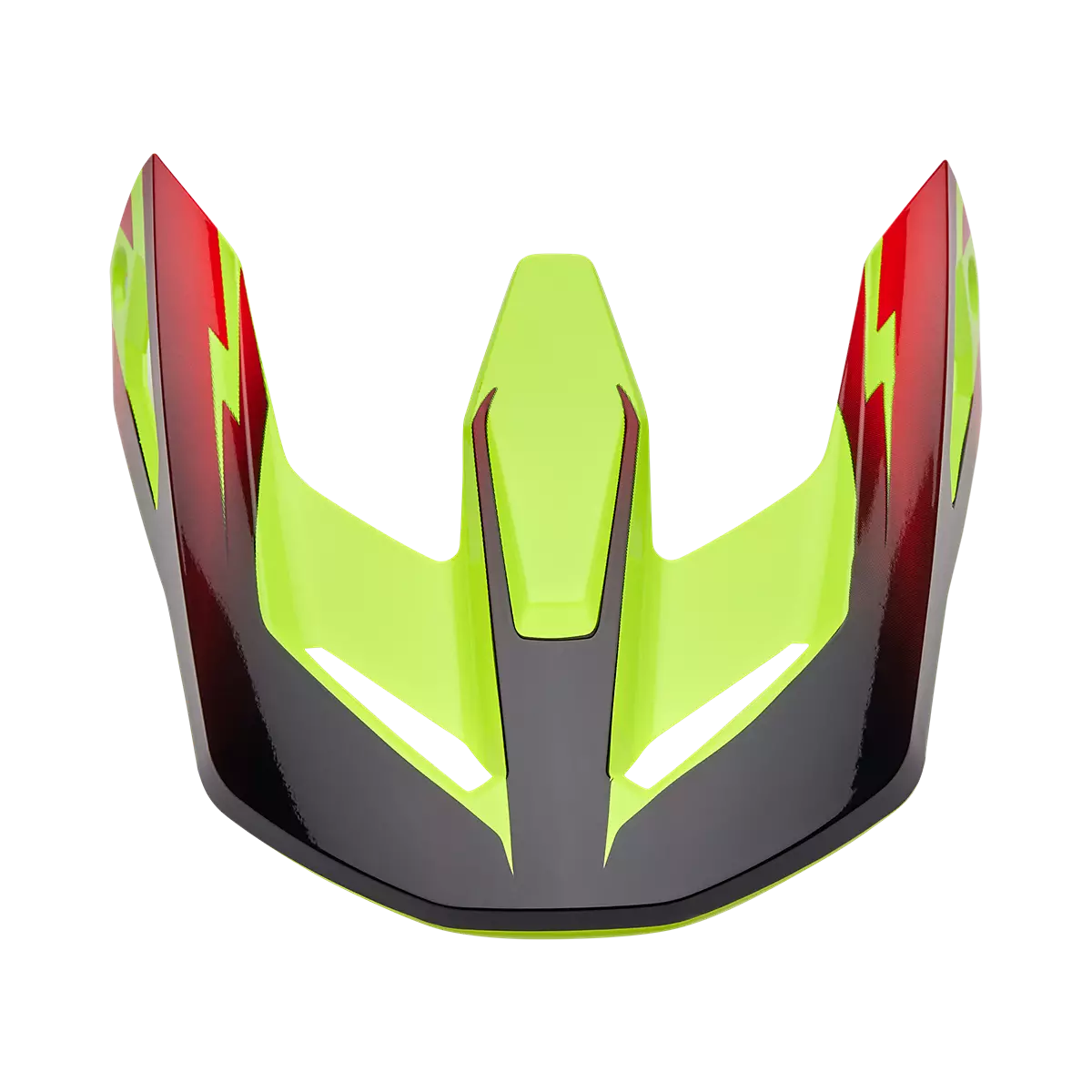 Fox Racing - 22 V1 Helmet Visor - Statk-Red/Yellow (31865-080)