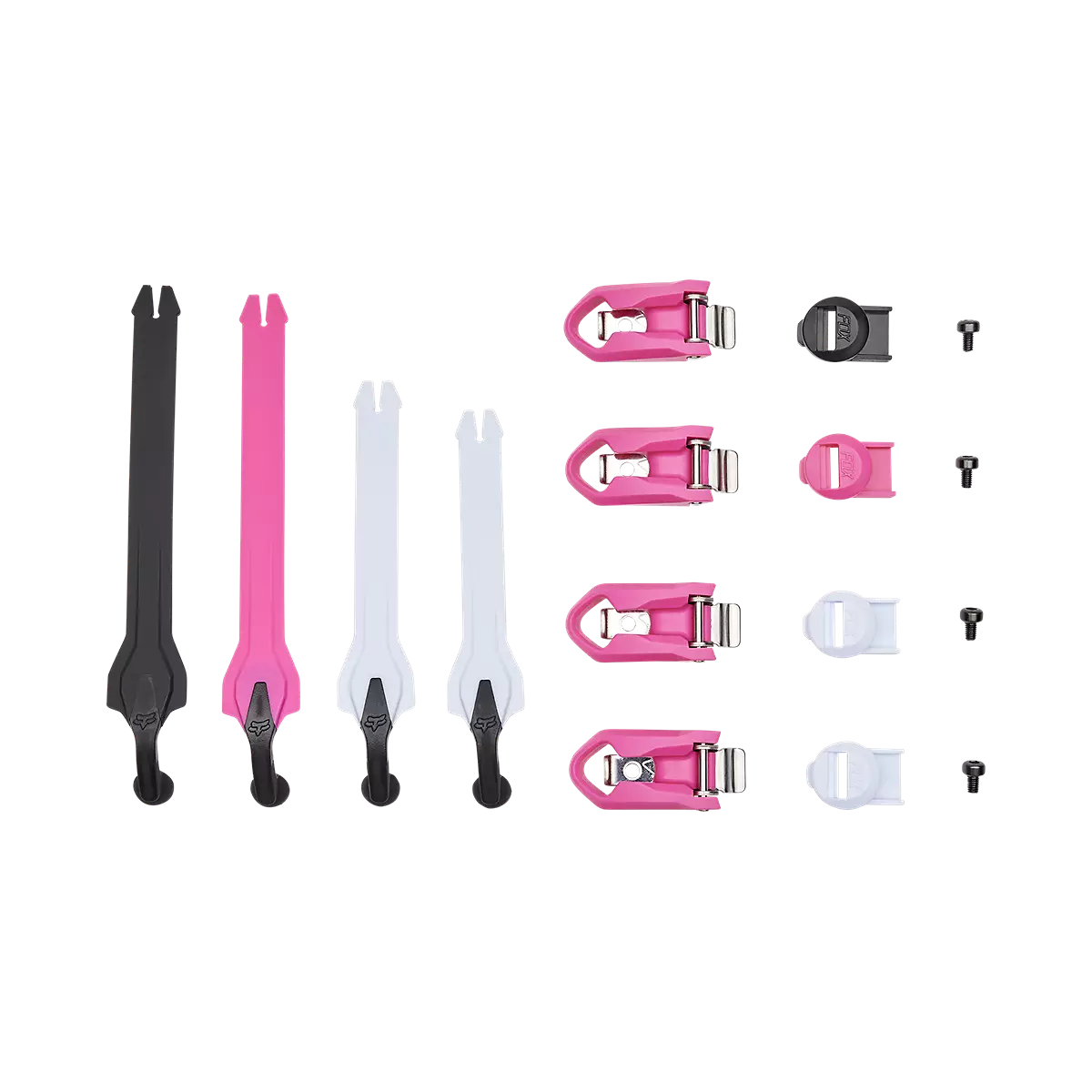Fox Racing - MX23 Womens Comp Strap Kit/Buckle-Black/Pink (31897-285)