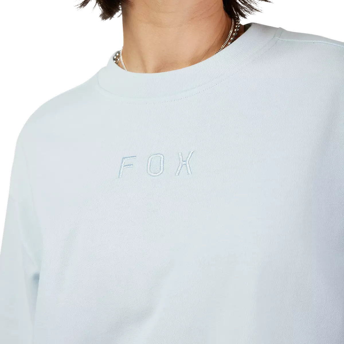 Fox Racing - Womens Wordmark Os SS Tee-Pale Blue (31982-264)