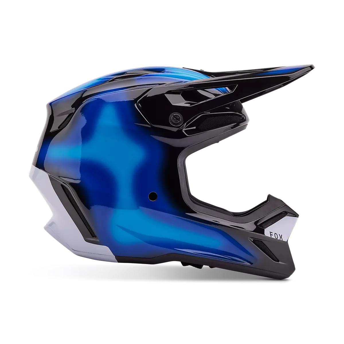 Fox Racing - V3 Volatile Helmet-Black/Blue (32009-013)