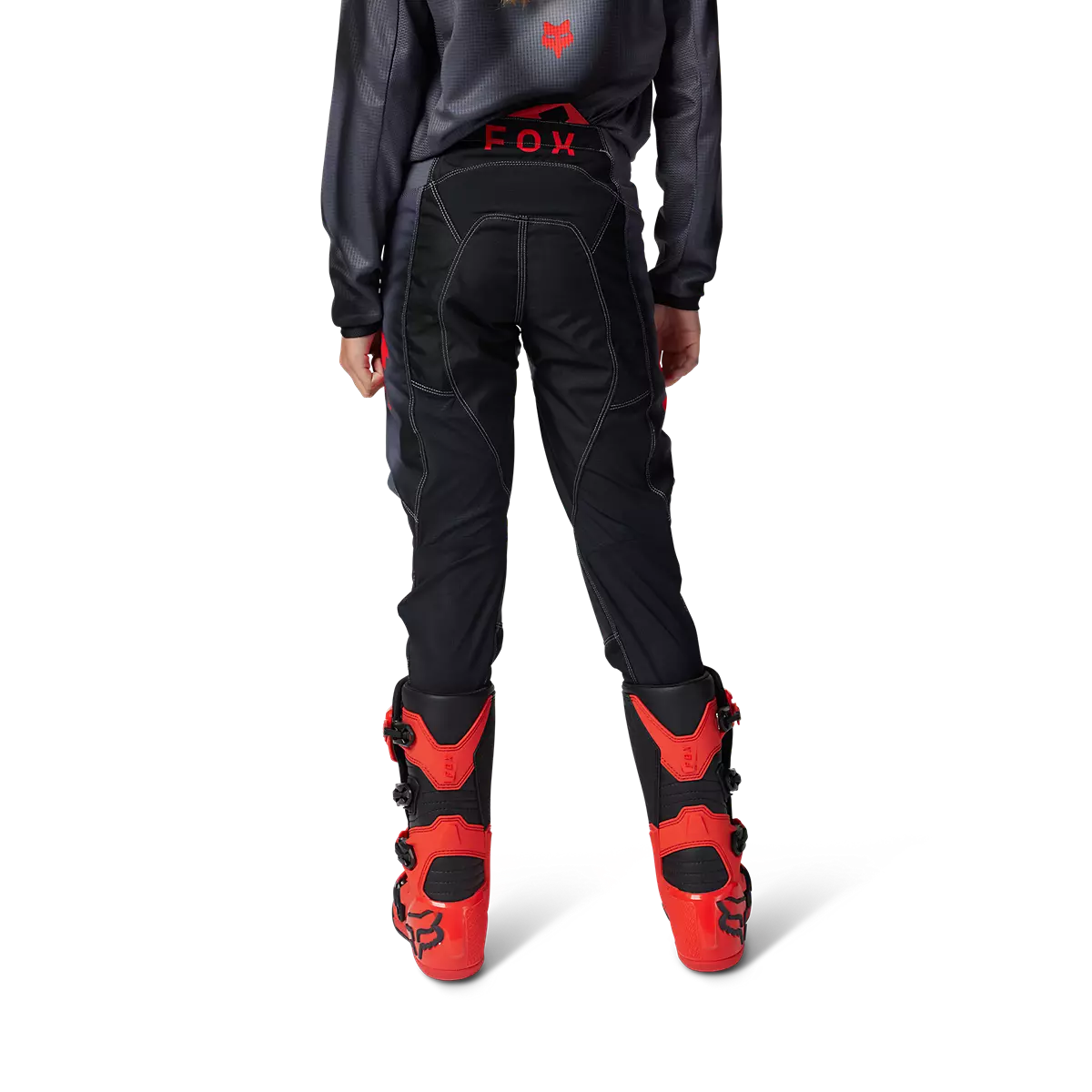 Fox Racing - Youth 180 Interfere Pants-Grey/Red (32036-037)
