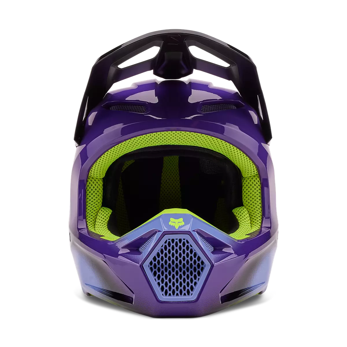 Fox Racing - V1 Interfere Helmet-Black/Blue (32044-013)