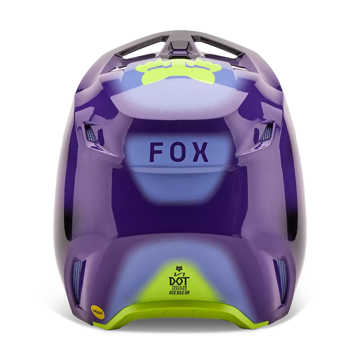 Fox Racing - V1 Interfere Helmet-Black/Blue (32044-013)