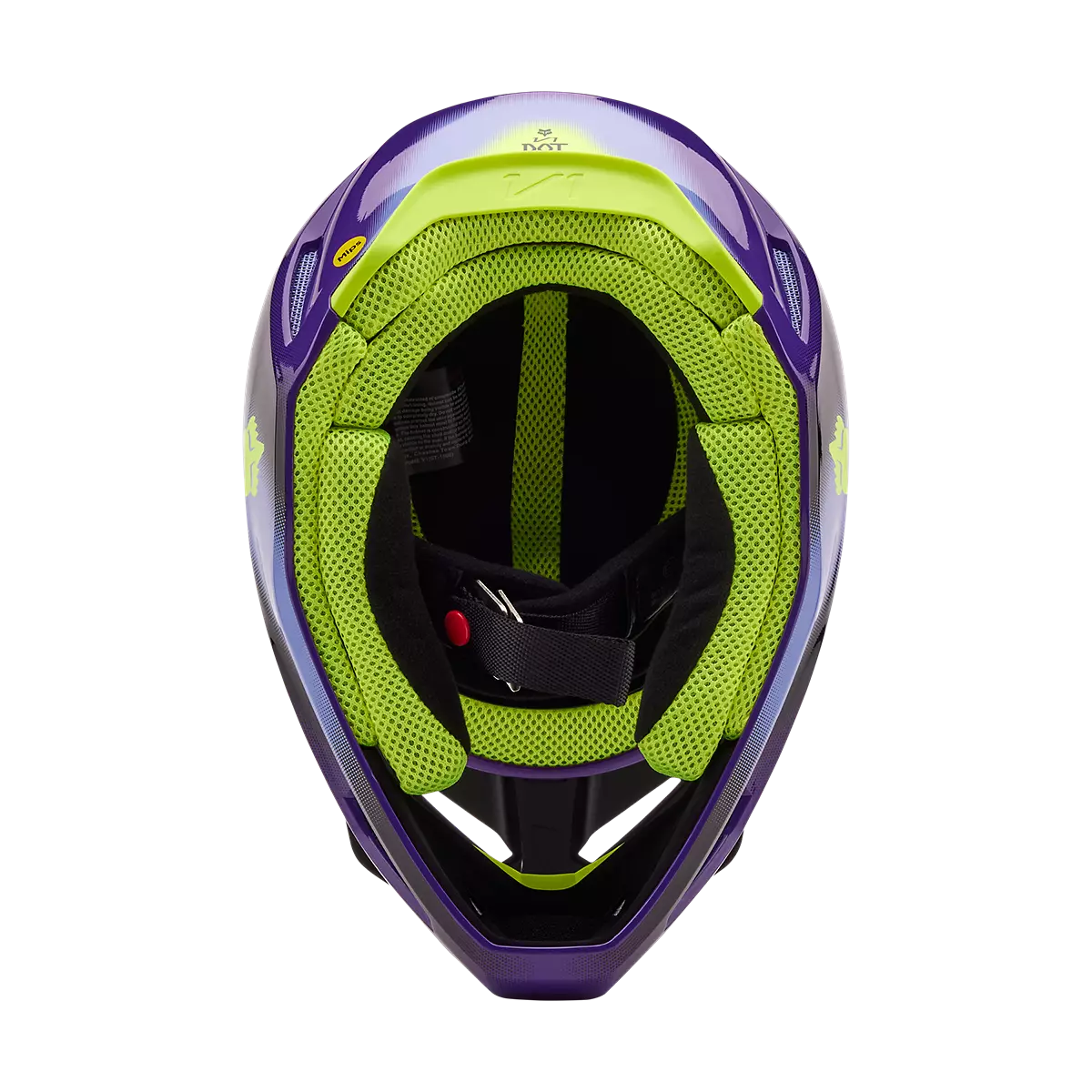 Fox Racing - V1 Interfere Helmet-Black/Blue (32044-013)