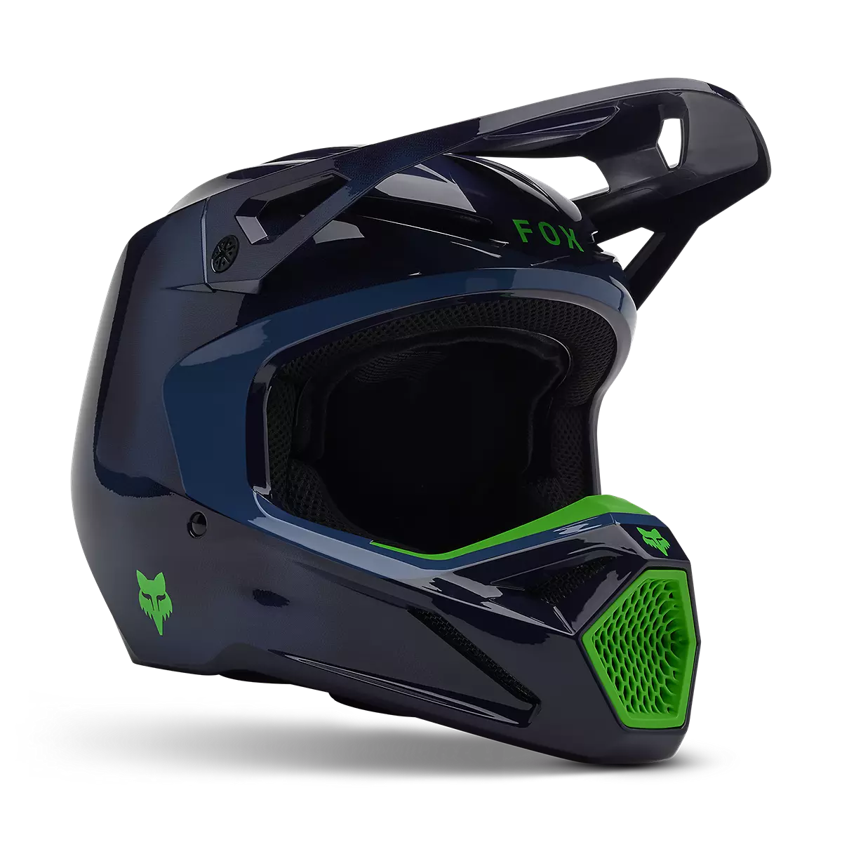 Fox Racing - V1 Taunt Helmet-Navy (32046-007)
