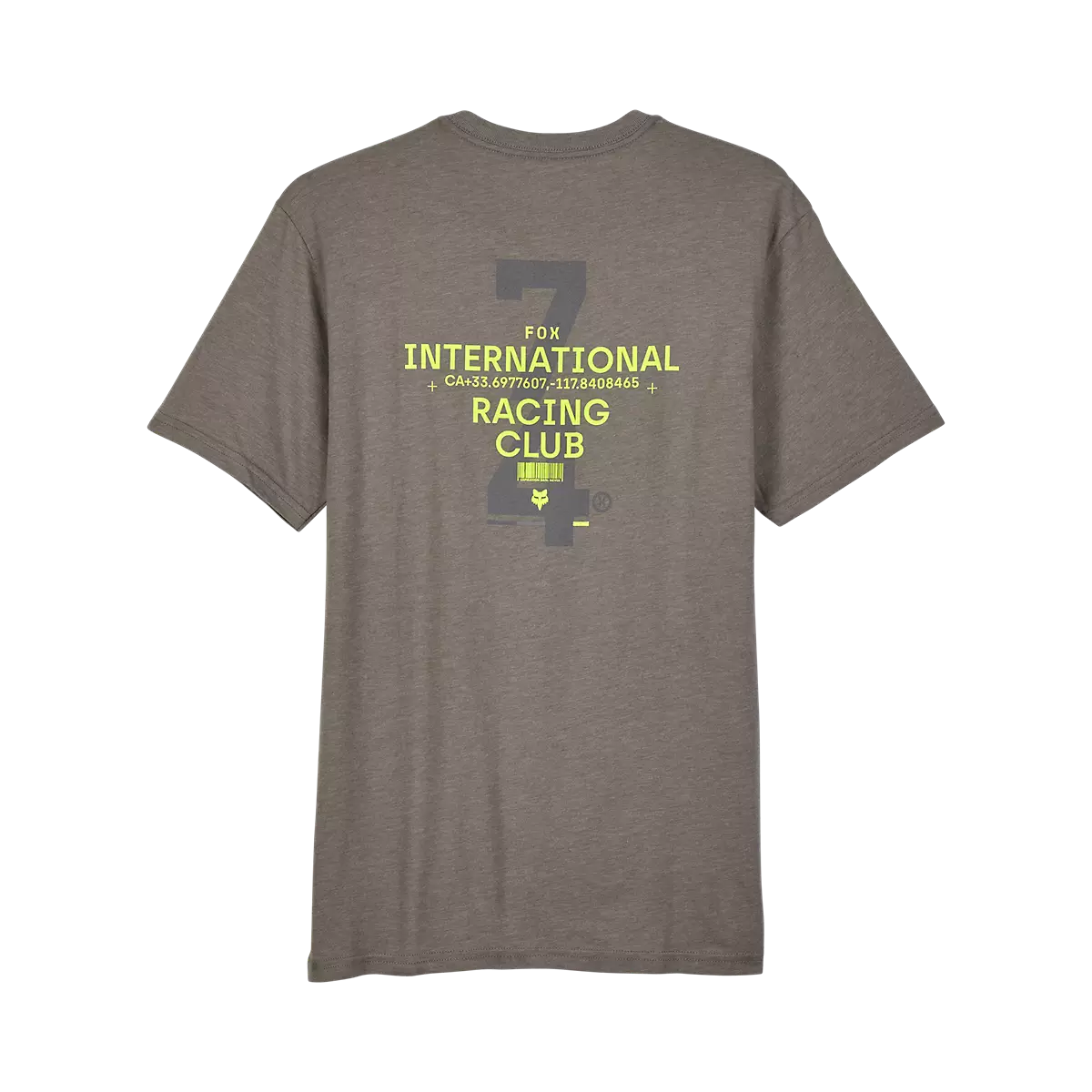 Fox Racing - Numerical Prem Short Sleeve Tee-Heather Graphite (32062-185)