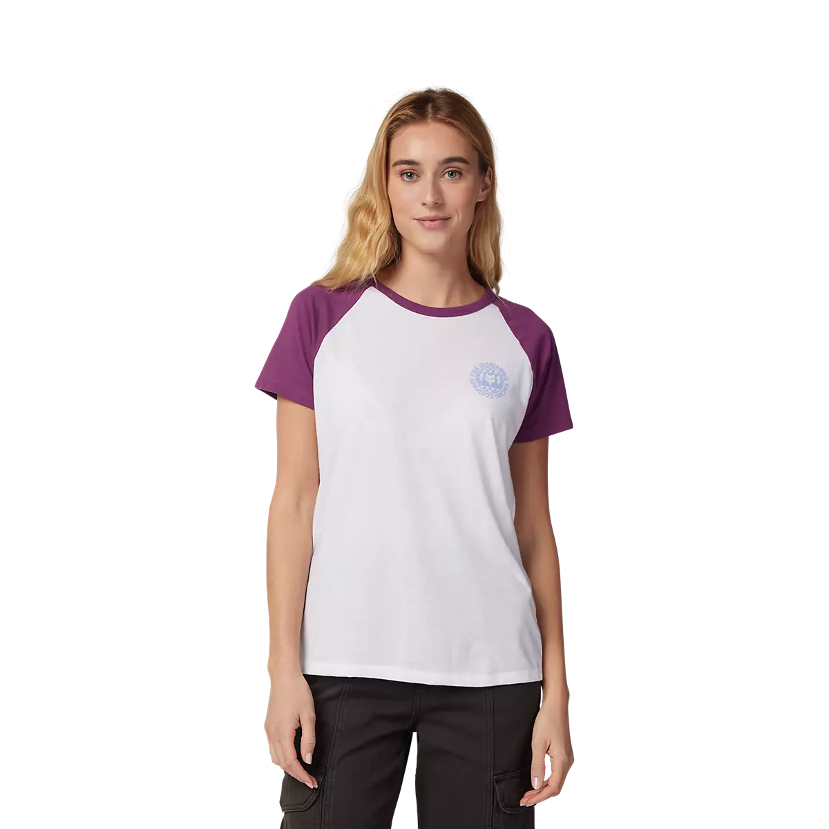 Fox Racing - Women's Next Level Short Sleeve Raglan Tee-White (32171-008)
