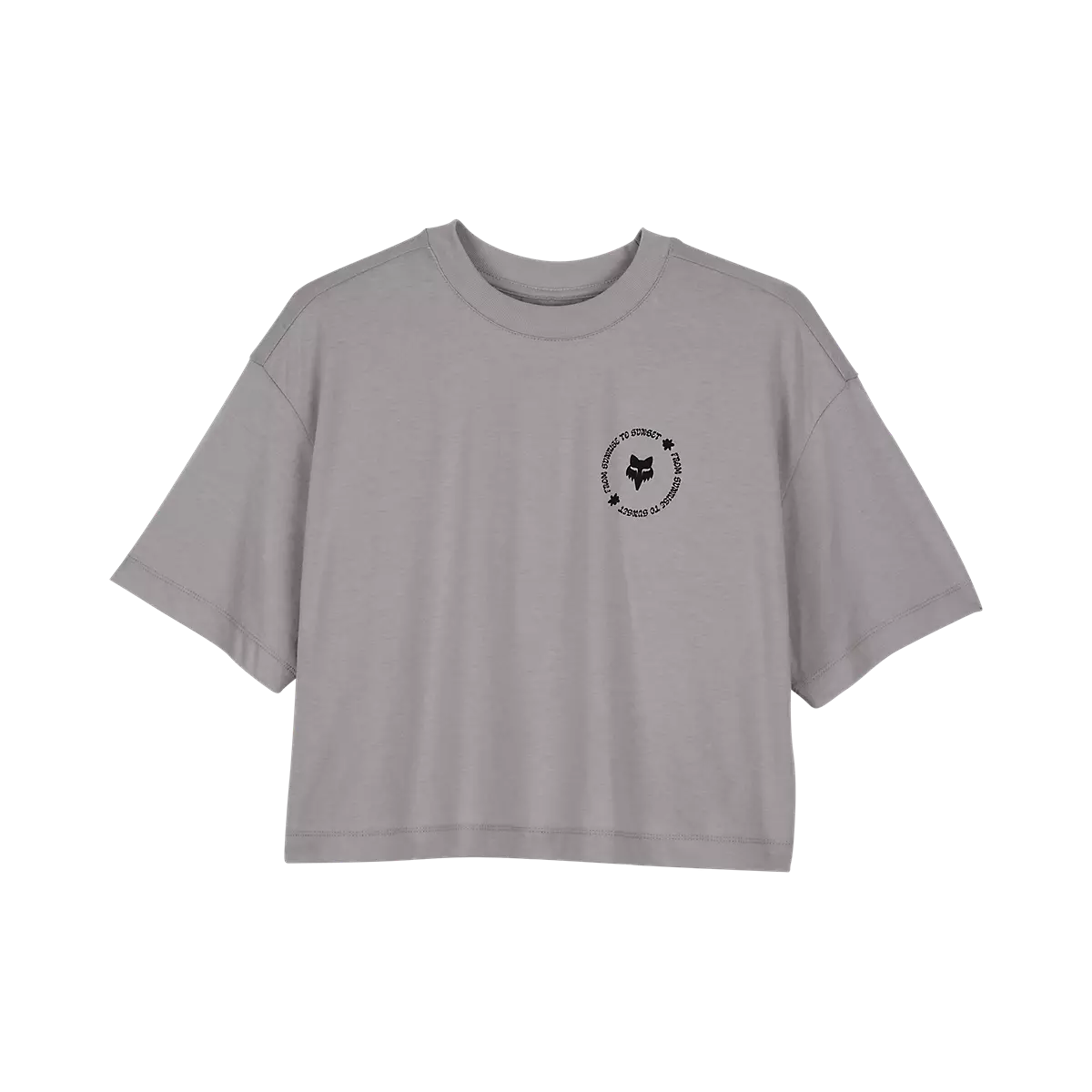 Fox Racing - Women's Byrd Crop Short Sleeve Tee-Stone (32184-224)