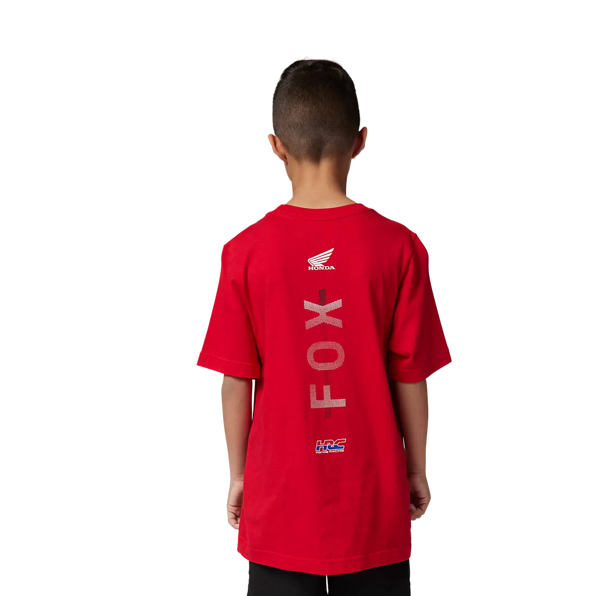 Fox Racing - Youth Fox X Honda Short Sleeve Tee-Flame Red (32295-122)