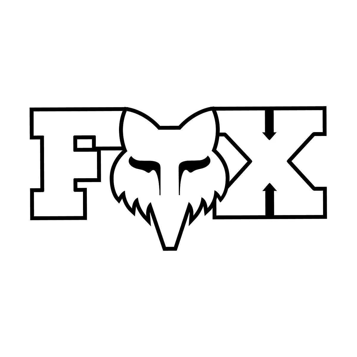 Fox Racing - F Head X 3"-White (32530-008)