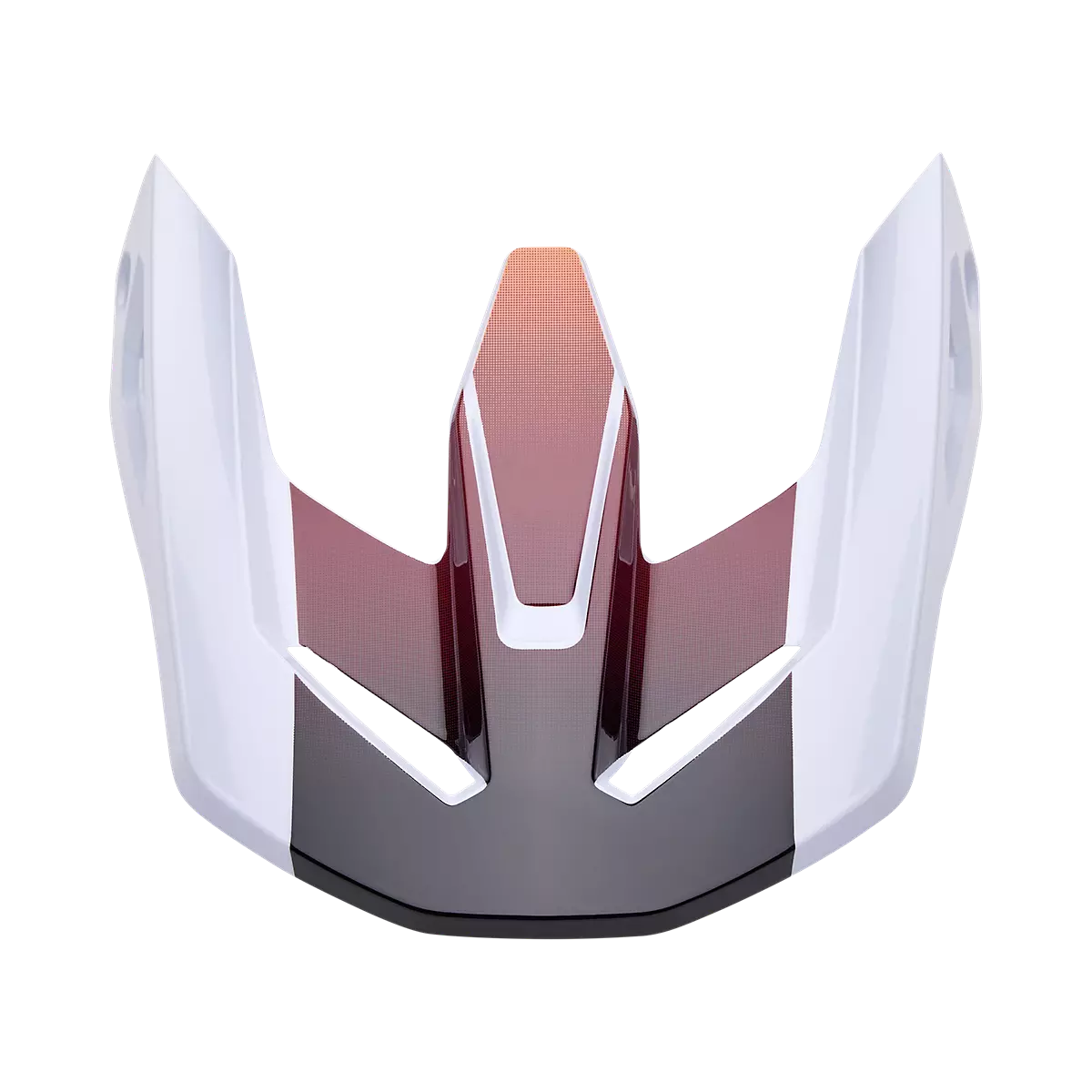 Fox Racing - V1 Helmet Visor - Flora-White/Black (32570-058)