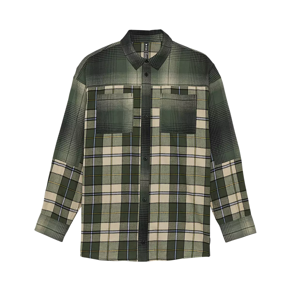 Fox Racing - Womens Oversized Flannel Shirt-Heather Green (32827-510)
