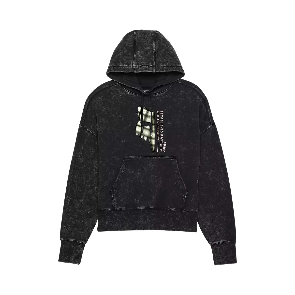 Fox Racing - Womens Throttle Oversized Pullover Hoodie-Black (32828-001)