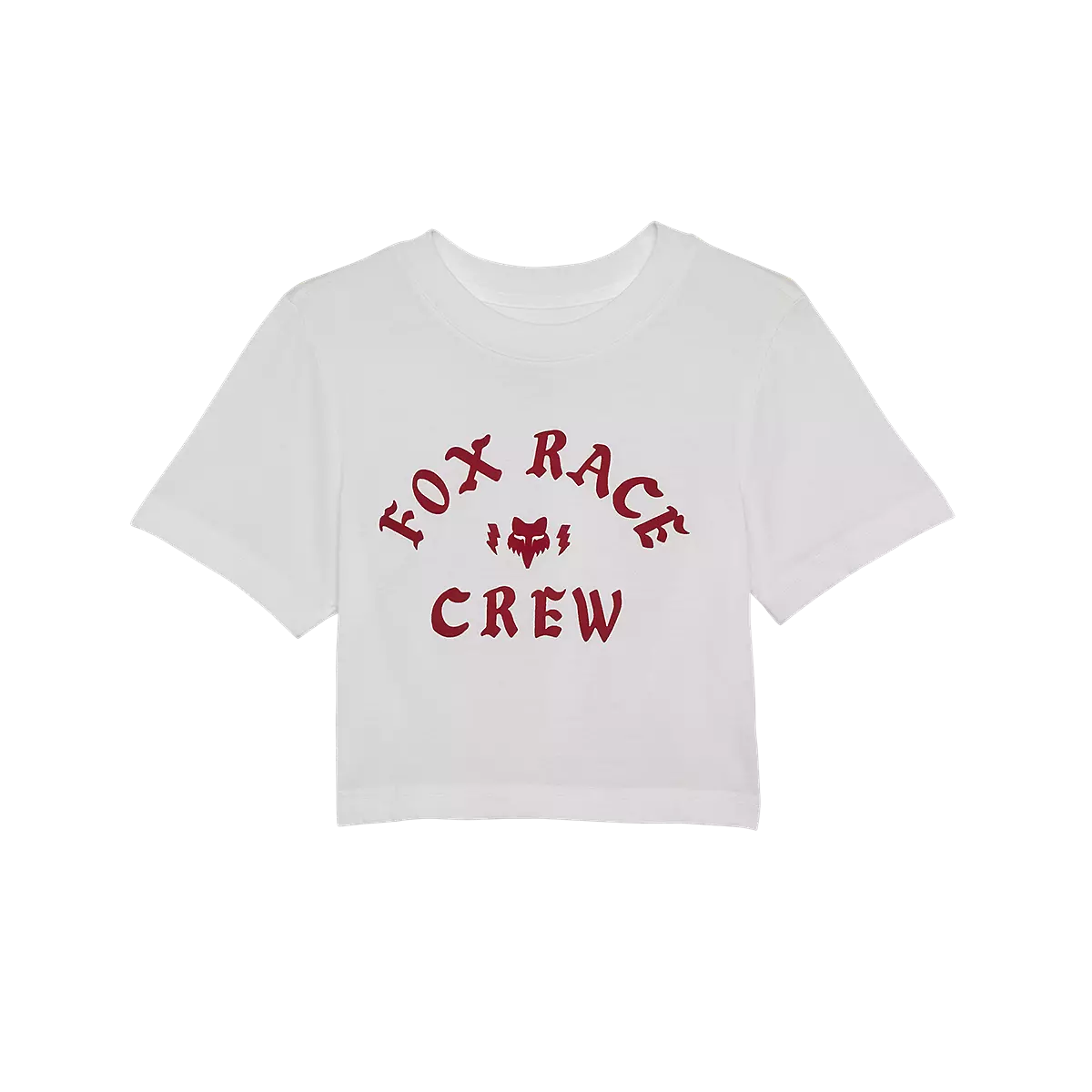 Fox Racing - Womens Race Crew Baby Tee-White (32834-008)