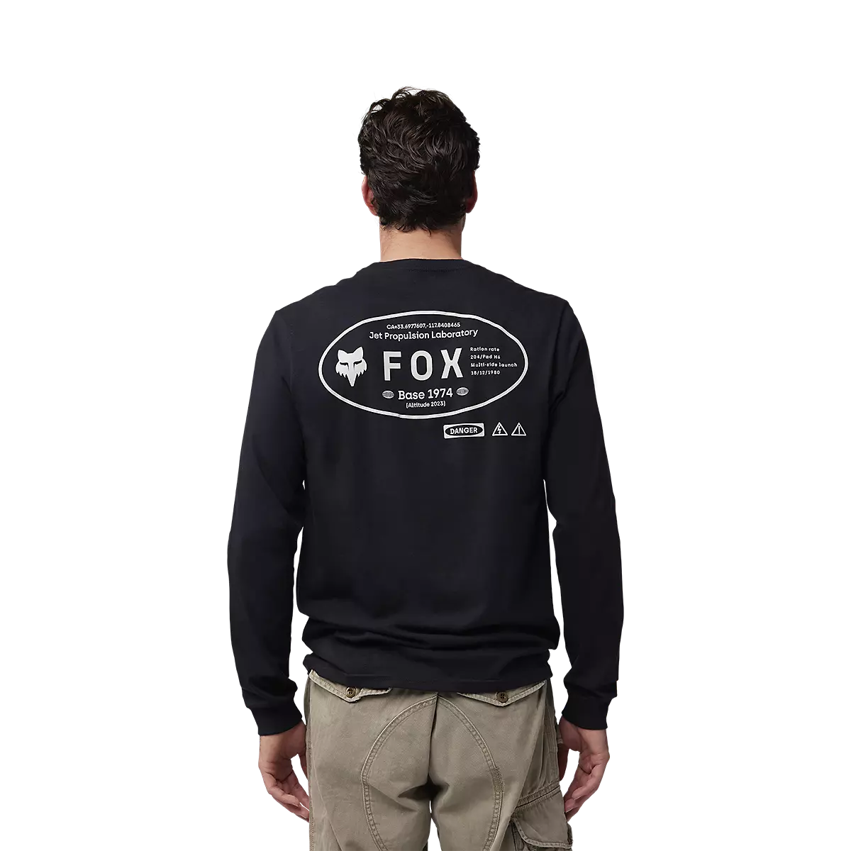 Fox Racing - Stamped Long Sleeve Premium Tee-Black (32840-001)