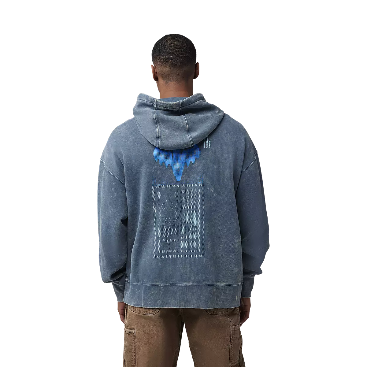 Fox Racing - Throttle Oversized Pullover Hoodie-Dark Vintage (32894-564)
