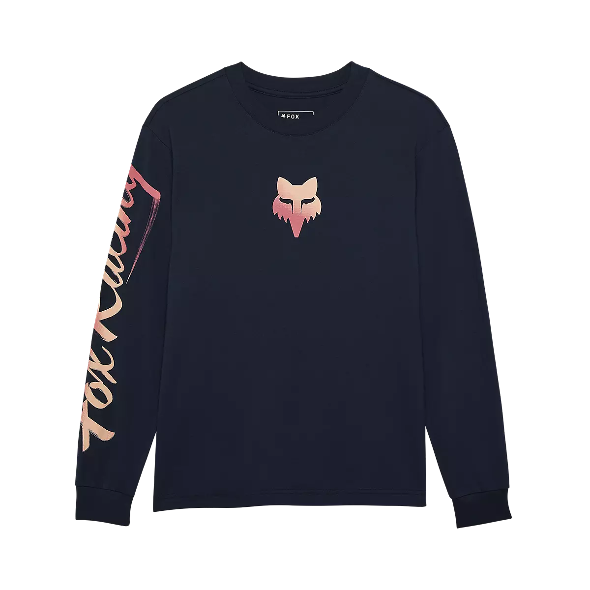Fox Racing - Womens Scripted Long Sleeve Tee-Midnight (32908-329)