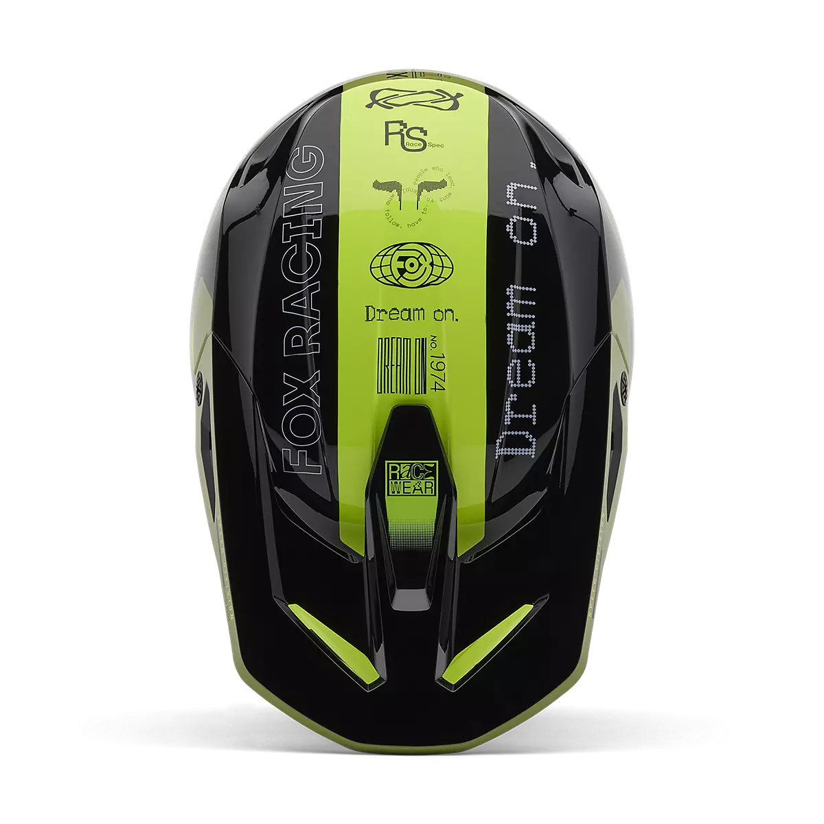 Fox Racing - V1 Race Spec Helmet-Pale Green (33000-275)