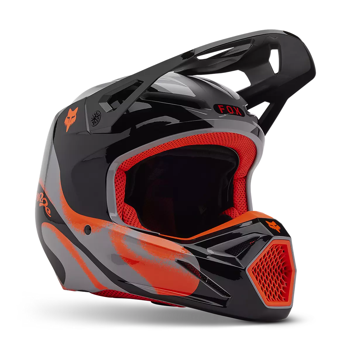 Fox Racing - V1 Emotion Helmet-Steel Gray (33123-172)