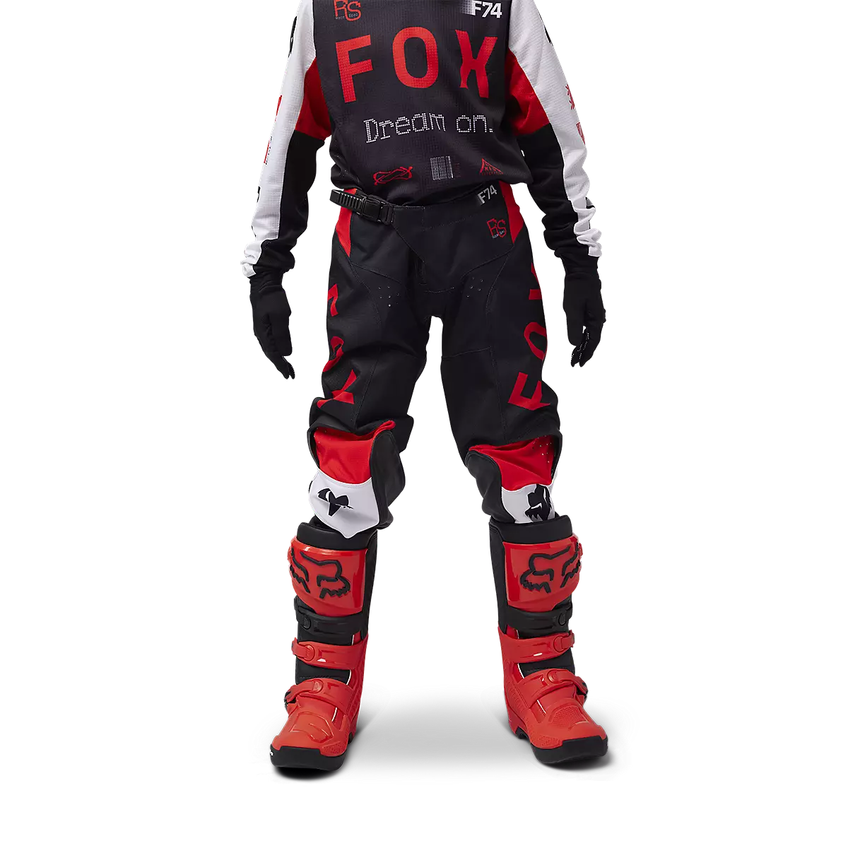 Fox Racing - Youth 180 Race Spec Pants-Flo Red (33131-110)