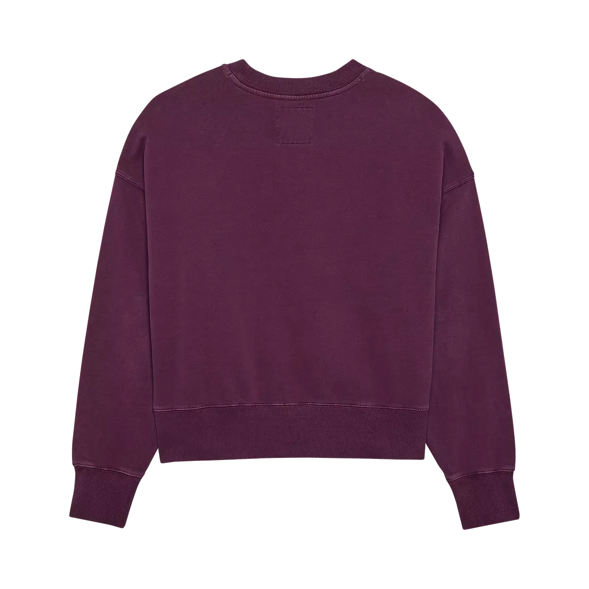 Fox Racing - Womens Wordmark Oversized Crew Pullover-Sangria (33140-552)