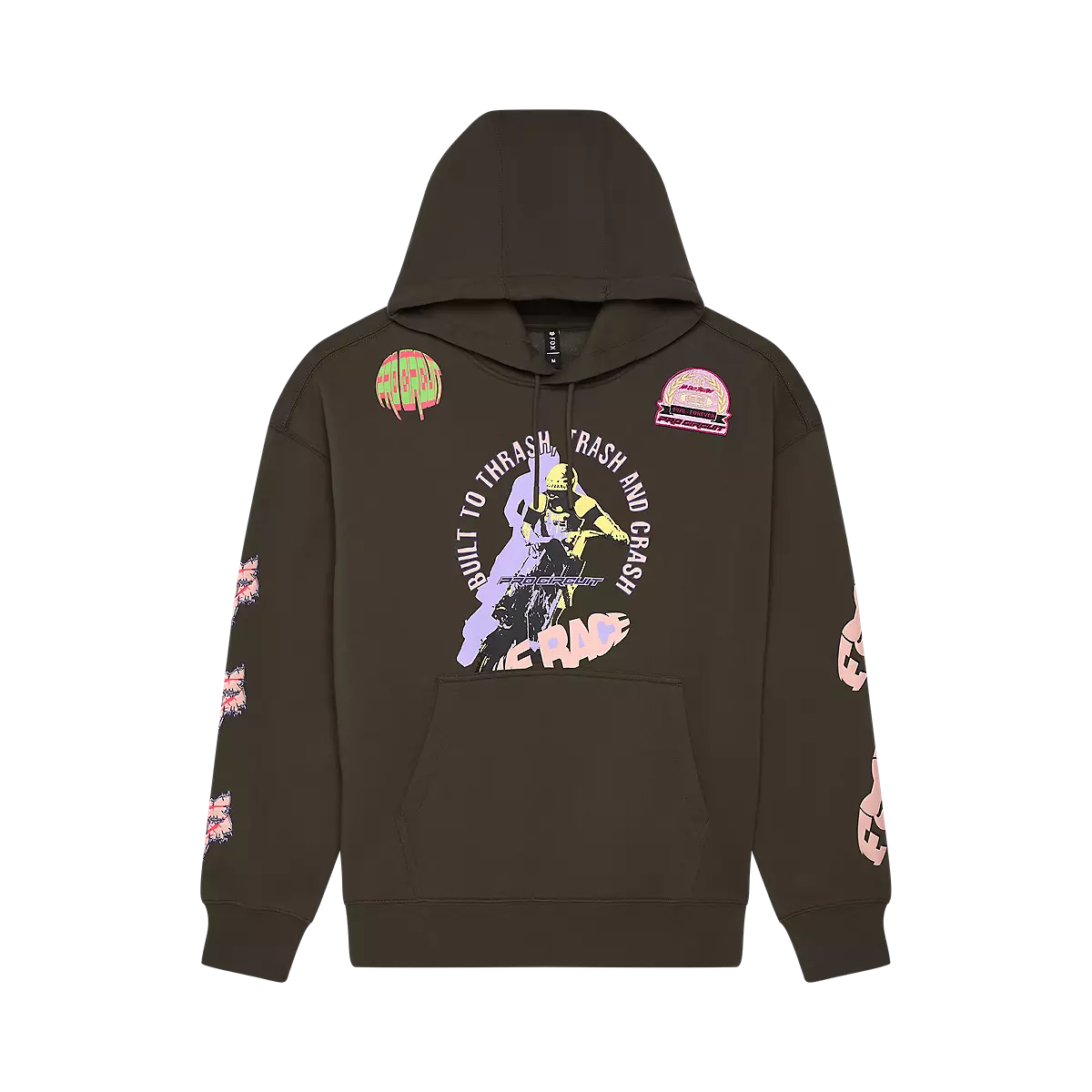 Fox Racing - Pro Circuit Oversized Pullover Hoodie-Military (33376-373)