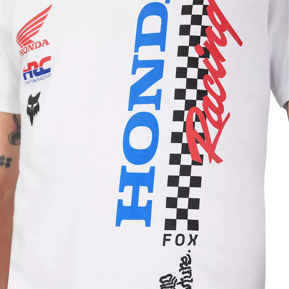 Fox Racing - Honda Short Sleeve Tee-Optic White (33422-190)
