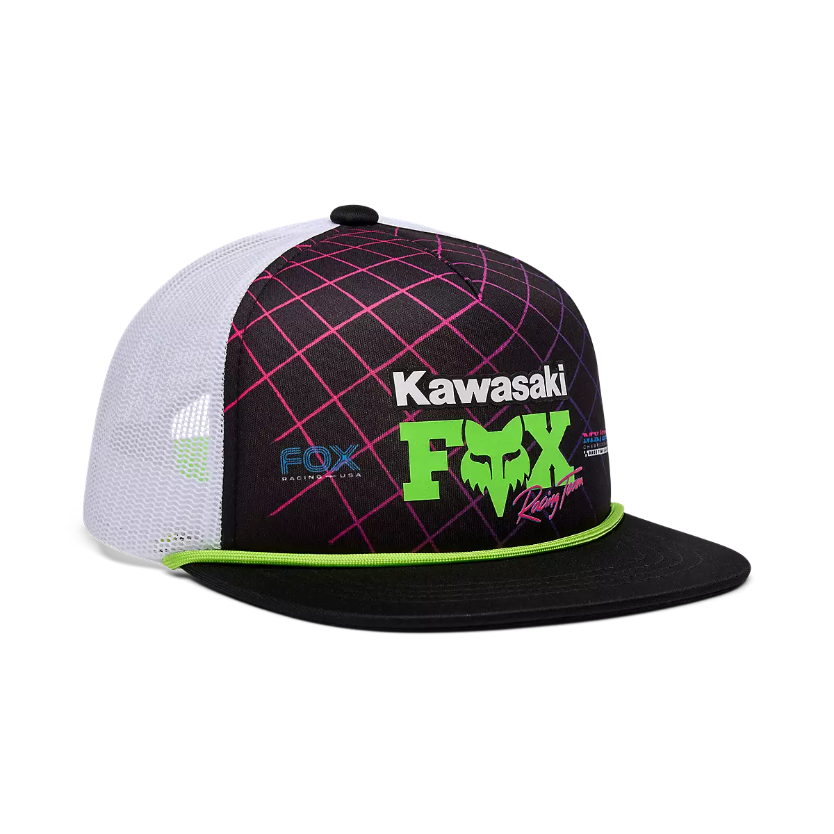 Fox Racing - Youth Fox X Kawasaki Snapback Hat-Black (33562-001)
